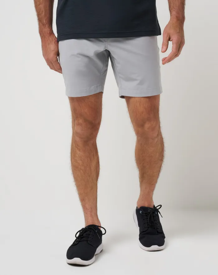 Men Shorts TravisMathew TECH CHINO SHORT 8IN Heather Sleet
