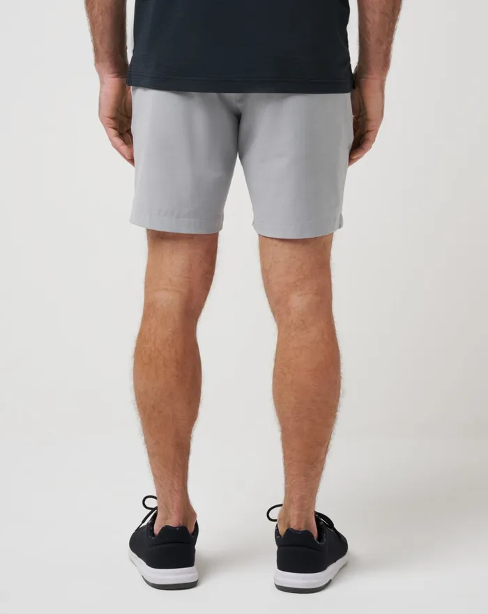 Men Shorts TravisMathew TECH CHINO SHORT 8IN Heather Sleet