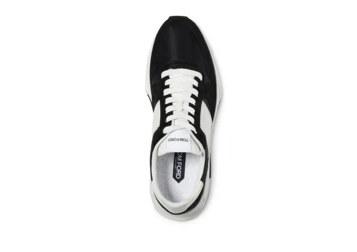 Men Sneakers Tom Ford Nylon And Suede Jagga Sneaker Black Men Sneakers Tom Ford Nylon And Suede Jagga Sneaker Black