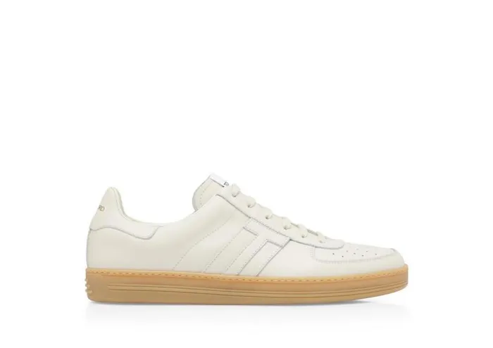 Men Sneakers Tom Ford Smooth Leather Radcliffe Sneaker Marble Amber