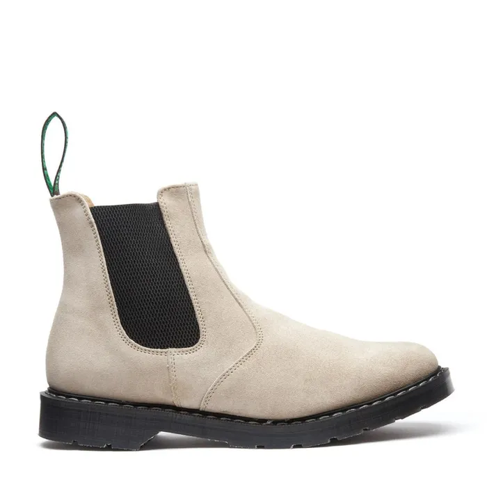 Men Solovair Dealer Boots Sand Suede Dealer Boot