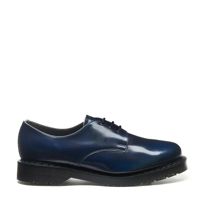 Men Solovair Gibson Shoes Navy RubOff Vegan Gibson Shoe