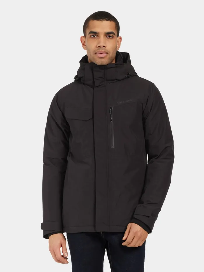 Men Stefan Jacket Black Didriksons Autumn Jackets