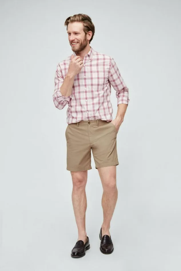 Men Stretch Lightweight Chino Shorts Dune Bonobos Chino Shorts