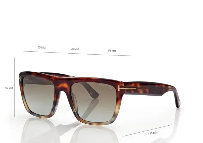 Men SUNGLASSES Tom Ford Alberto Sunglasses Dark Havana Silver Men SUNGLASSES Tom Ford Alberto Sunglasses Dark Havana Silver
