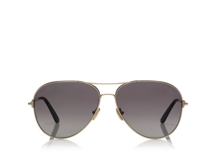 Men SUNGLASSES Tom Ford Polarized Clark Sunglasses Rose Gold