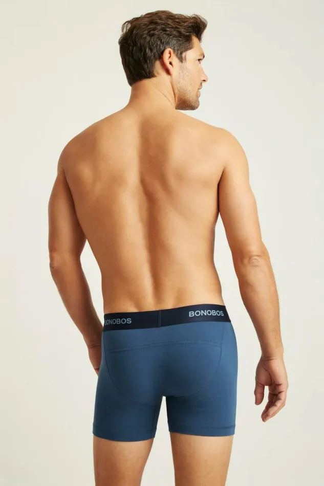 Men Supersoft Underwear Blue Bonobos Socks and Underwear