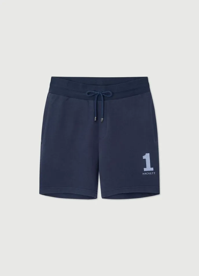 Men Sweatshirts Hackett London Classic Fit Heritage Shorts Navy