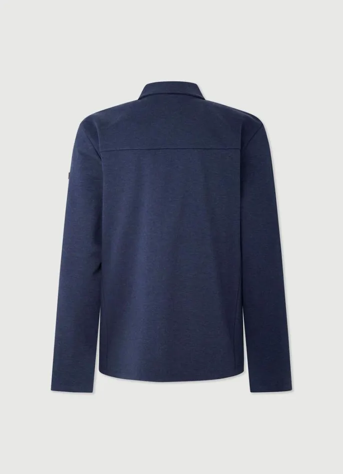 Men Sweatshirts Hackett London Classic Fit Sport Jacket Navy