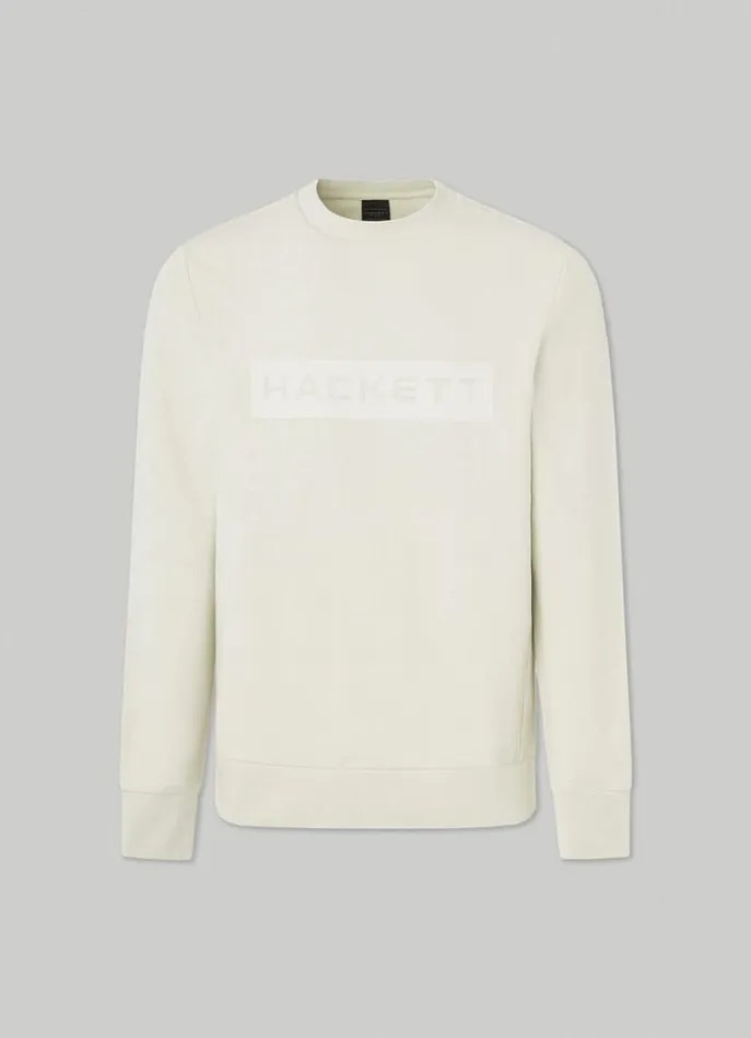 Men Sweatshirts Hackett London Hackett Sport Classic Sweatshirt Bone