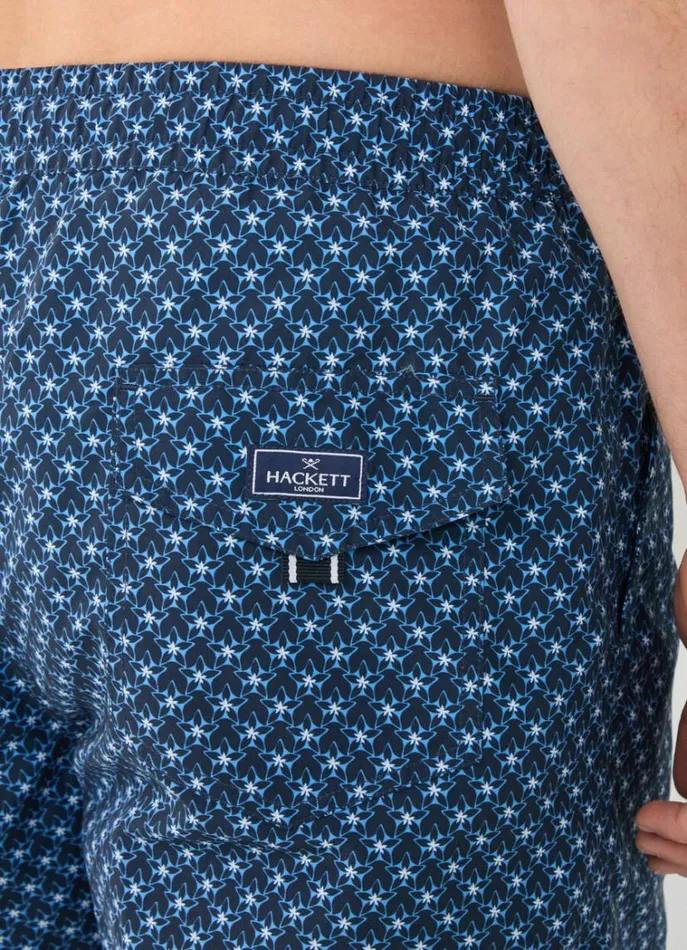 Men Swimwear Hackett London Floral Swim Shorts Navy