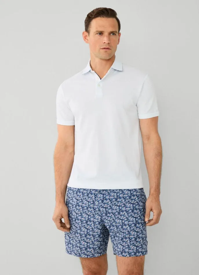 Men Swimwear Hackett London Mini Floral Swim Shorts Navy