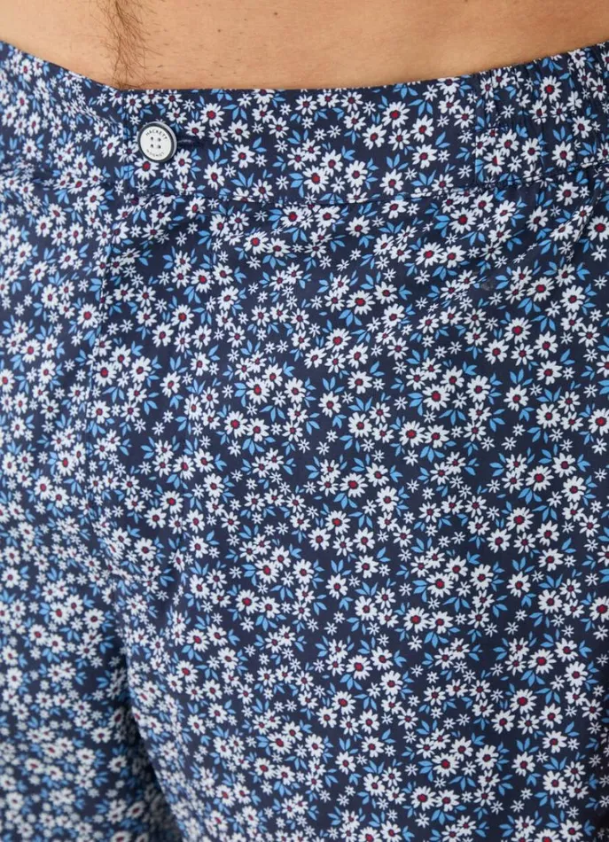 Men Swimwear Hackett London Mini Floral Swim Shorts Navy