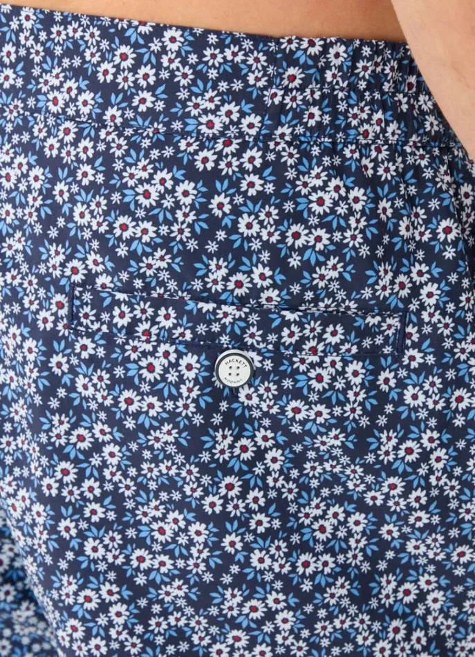 Men Swimwear Hackett London Mini Floral Swim Shorts Navy