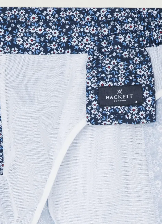 Men Swimwear Hackett London Mini Floral Swim Shorts Navy
