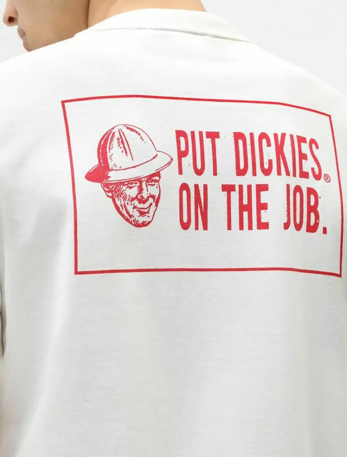Men TShirts Dickies Storden Short Sleeve TShirt Ecru