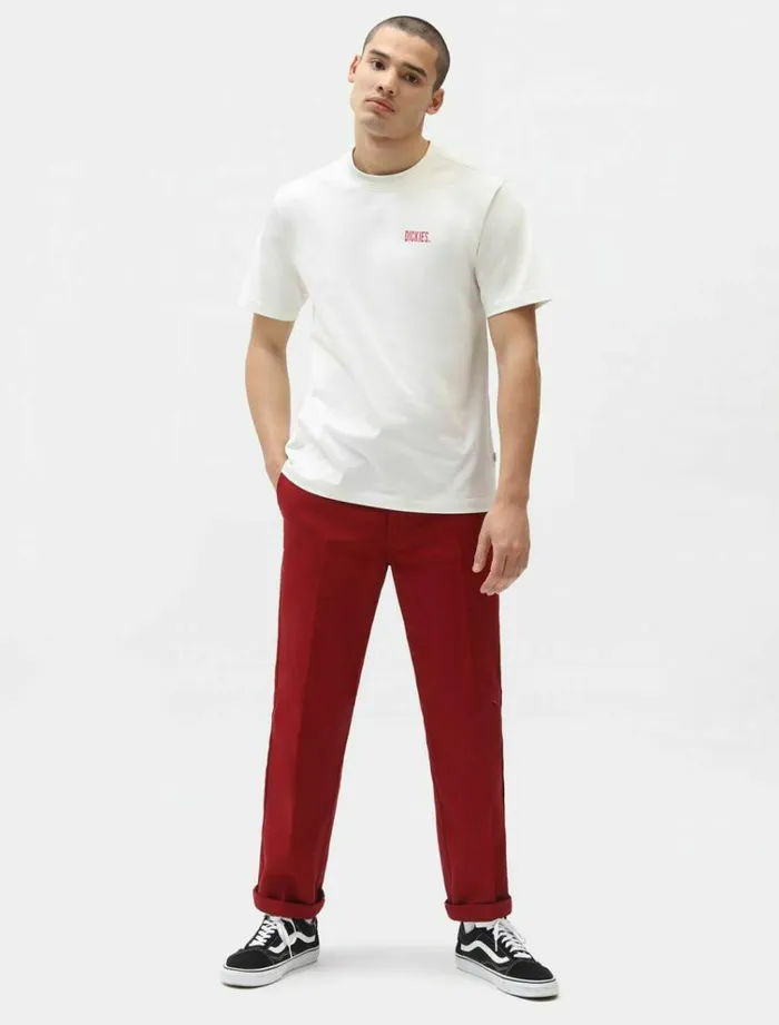 Men TShirts Dickies Storden Short Sleeve TShirt Ecru