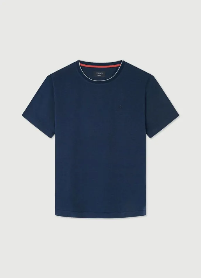 Men Tshirts Hackett London Filafil TShirt Navy