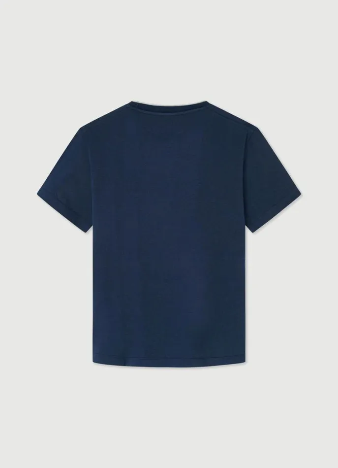 Men Tshirts Hackett London Filafil TShirt Navy