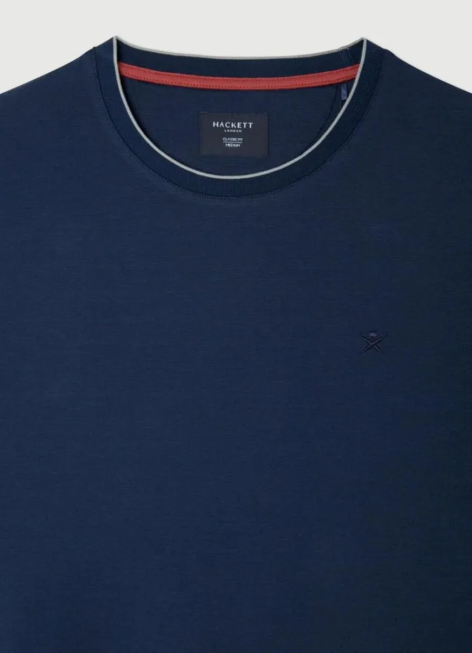 Men Tshirts Hackett London Filafil TShirt Navy