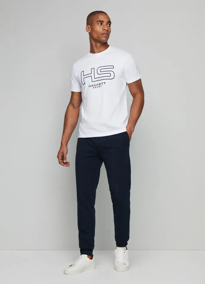 Men Tshirts Hackett London Hackett Sport Classic Fit TShirt White