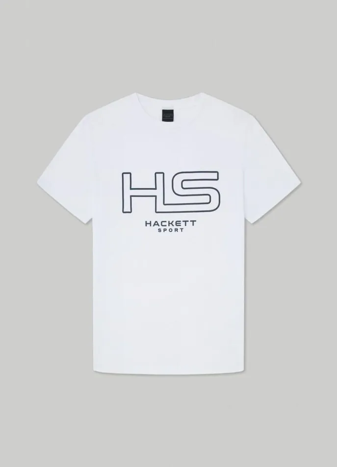 Men Tshirts Hackett London Hackett Sport Classic Fit TShirt White