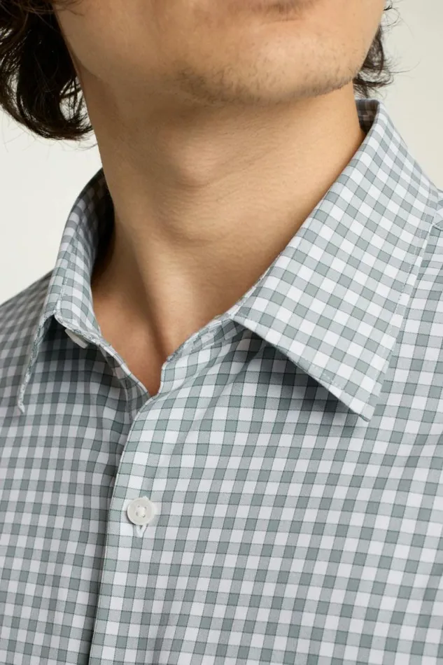 Men Tech Button Down Shirt Lily Plaid Bonobos Business Casual Shirts