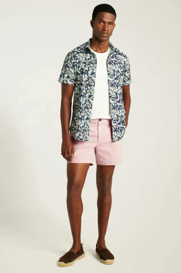 Men Tech Short Sleeve Shirt Navy Toucan Paradise Bonobos Short Sleeve Shirts