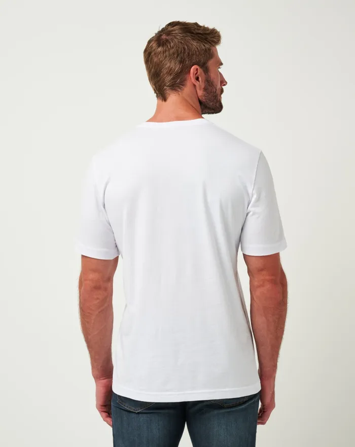 Men Tees TravisMathew BOSTON RED SOX IN THE DUGOUT TEE White