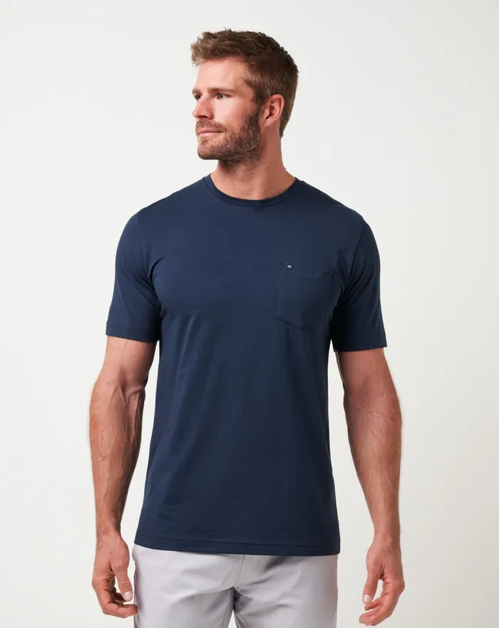 Men Tees TravisMathew HEATER TEE Total Eclipse