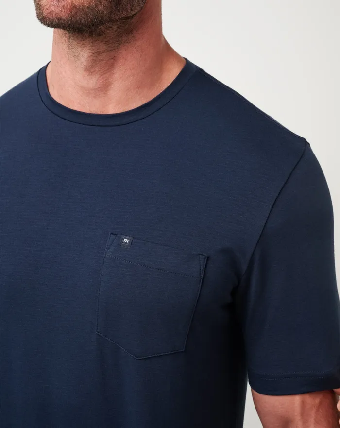 Men Tees TravisMathew HEATER TEE Total Eclipse