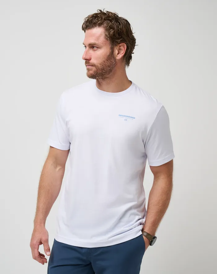 Men Tees TravisMathew SPIKED SELTZER TEE White