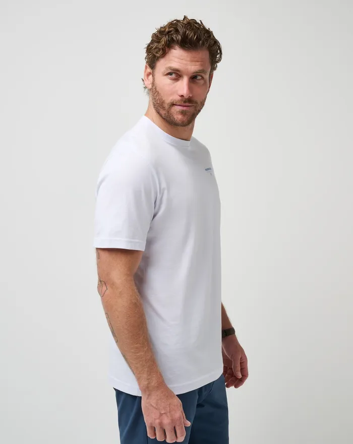 Men Tees TravisMathew SPIKED SELTZER TEE White
