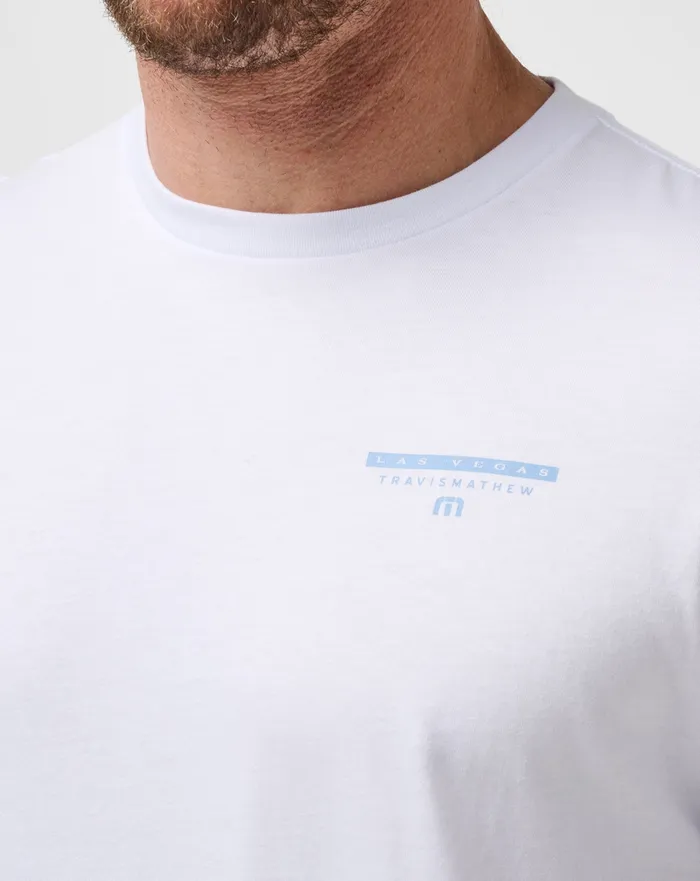 Men Tees TravisMathew SPIKED SELTZER TEE White
