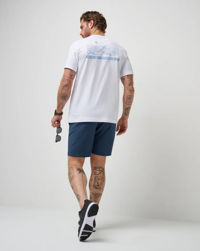 Men Tees TravisMathew SPIKED SELTZER TEE White