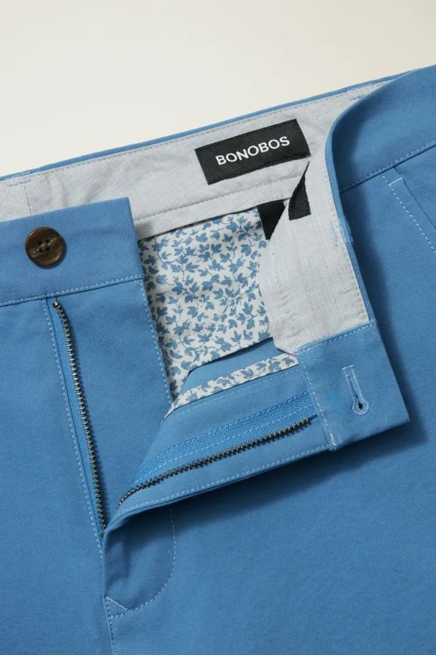 Men The Chino Short 20 Cool Blue Bonobos Chino Shorts