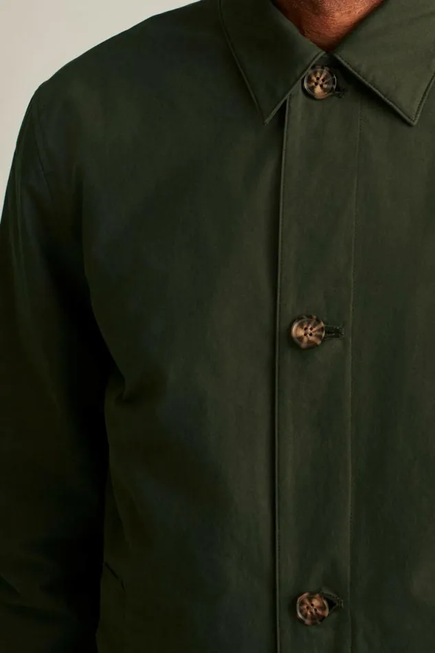 Men The Lined Mac Jacket Olive Bonobos Jackets and Coats