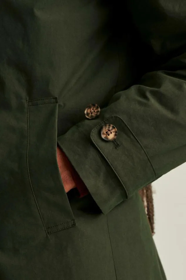 Men The Lined Mac Jacket Olive Bonobos Jackets and Coats