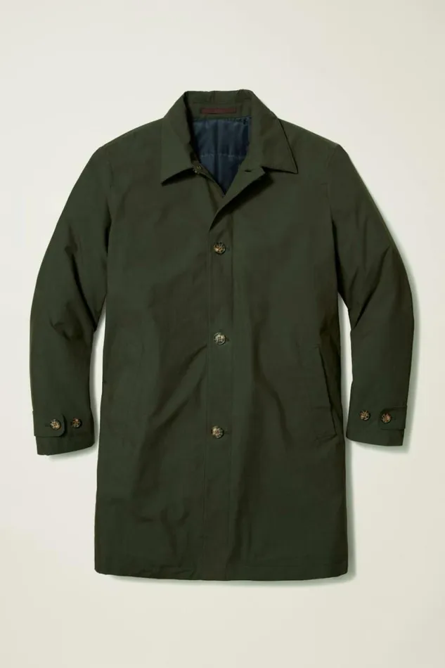 Men The Lined Mac Jacket Olive Bonobos Jackets and Coats