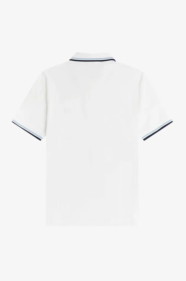 Men The ShirtM12 Whiteicenavy Fred Perry Polo Shirts