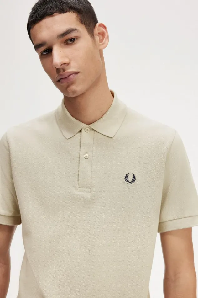 Men The ShirtM3 Light Oysternavy Fred Perry The Fred Perry Shirt