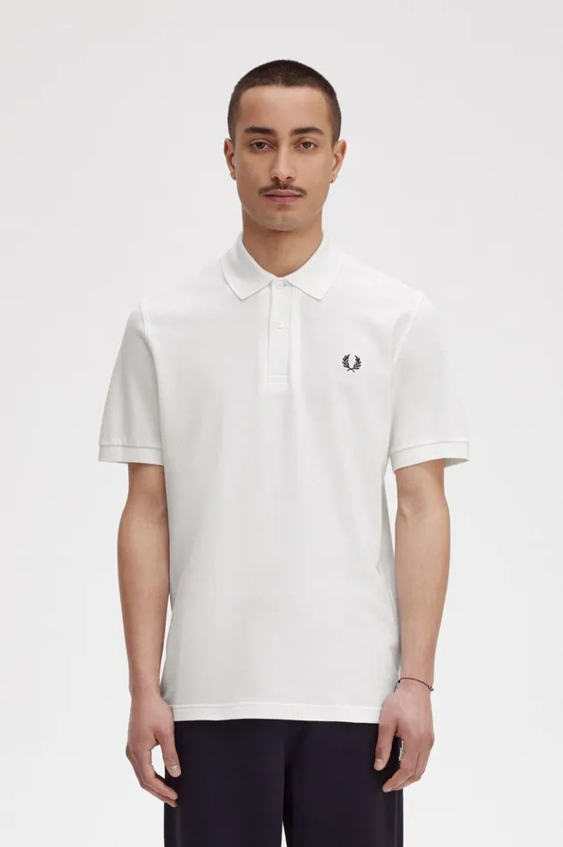 Men The ShirtM3 Whitenavy Fred Perry Polo Shirts