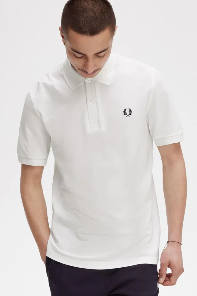 Men The ShirtM3 Whitenavy Fred Perry Polo Shirts