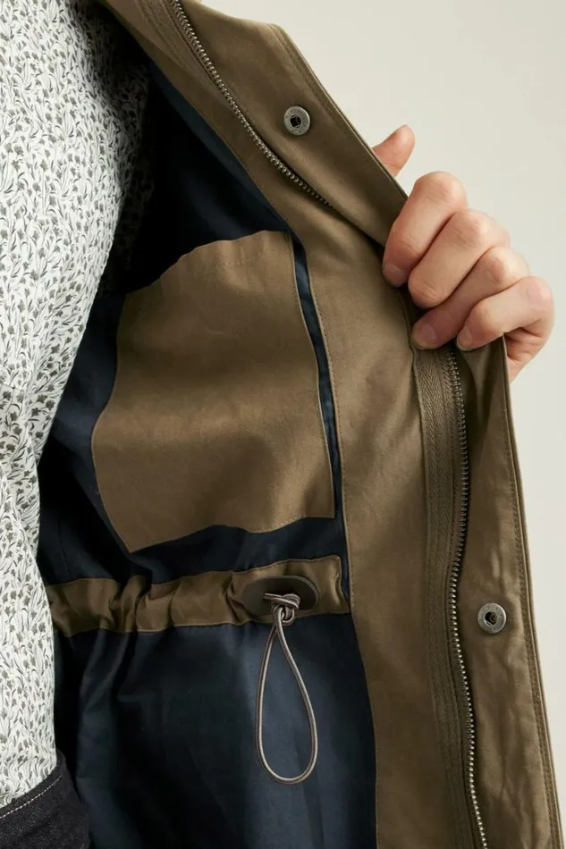Men The Tech Utility Jacket Mushroom Brown Bonobos Jackets and Coats
