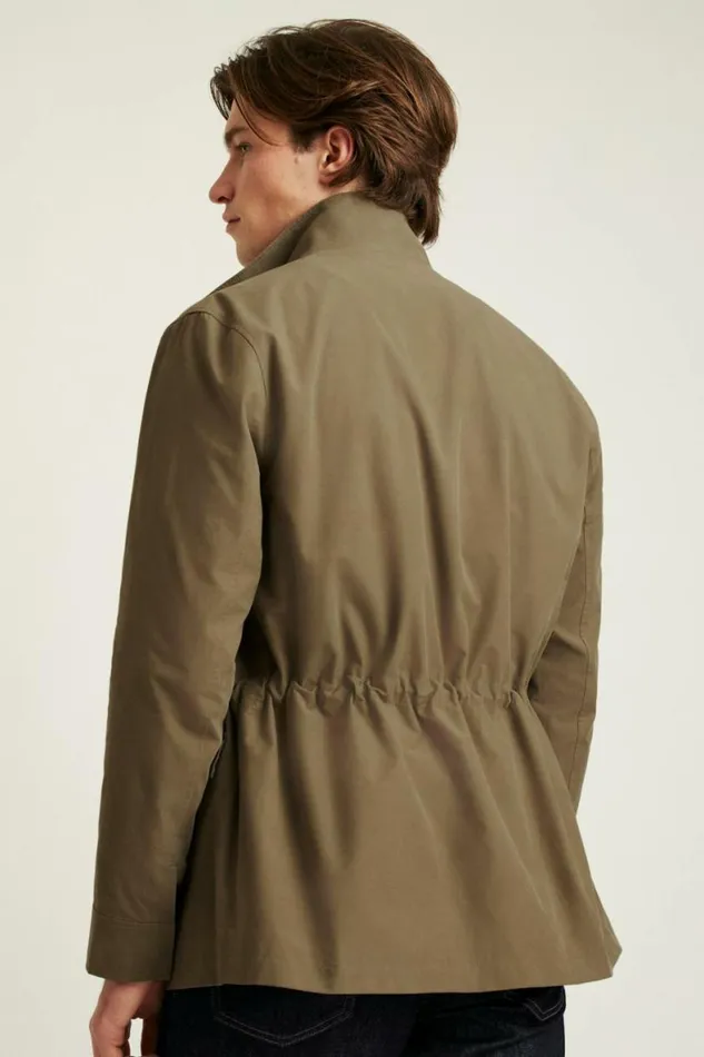 Men The Tech Utility Jacket Mushroom Brown Bonobos Jackets and Coats