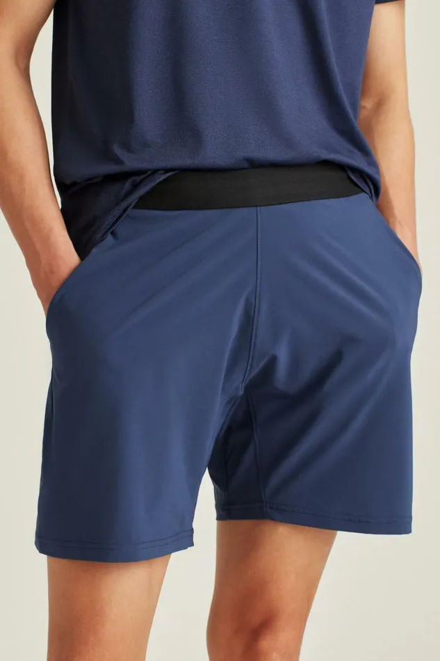 Men The Unlined Gym Short Deep Blue Bonobos Casual Shorts