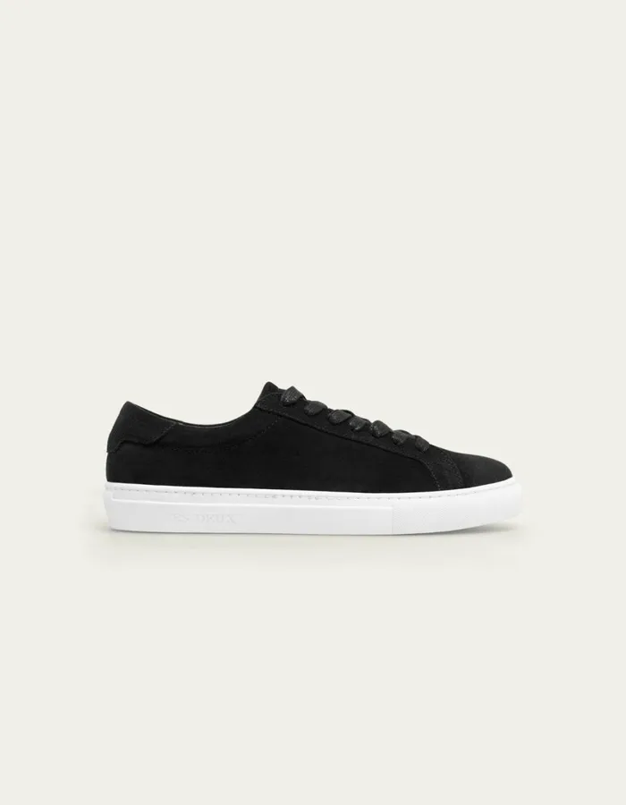 Men Theodor Suede Sneaker 8211 BlackBlack Les Deux Shoes