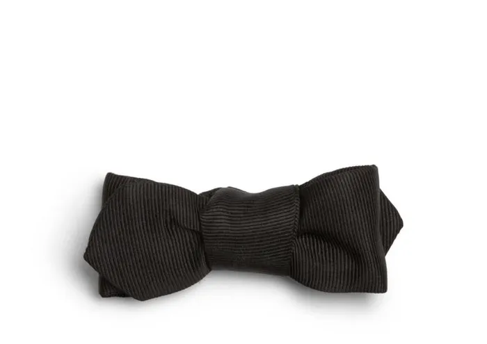 Men Ties and Bow Ties Tom Ford Small Grosgrain PreTied Evening Bow Tie Black