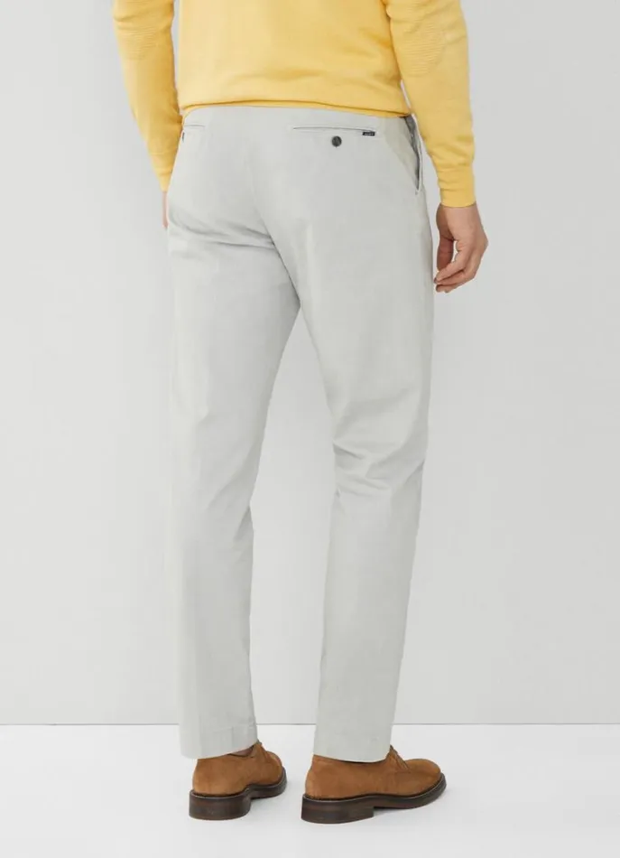 Men Trousers and Chinos Hackett London Classic Fit Sanderson Chinos Cement