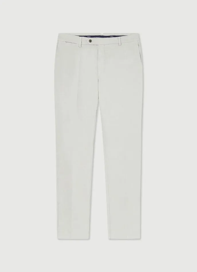 Men Trousers and Chinos Hackett London Classic Fit Sanderson Chinos Cement